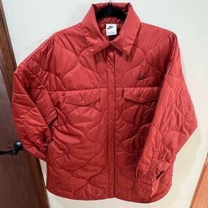 Nike Red Quilted Jacket
